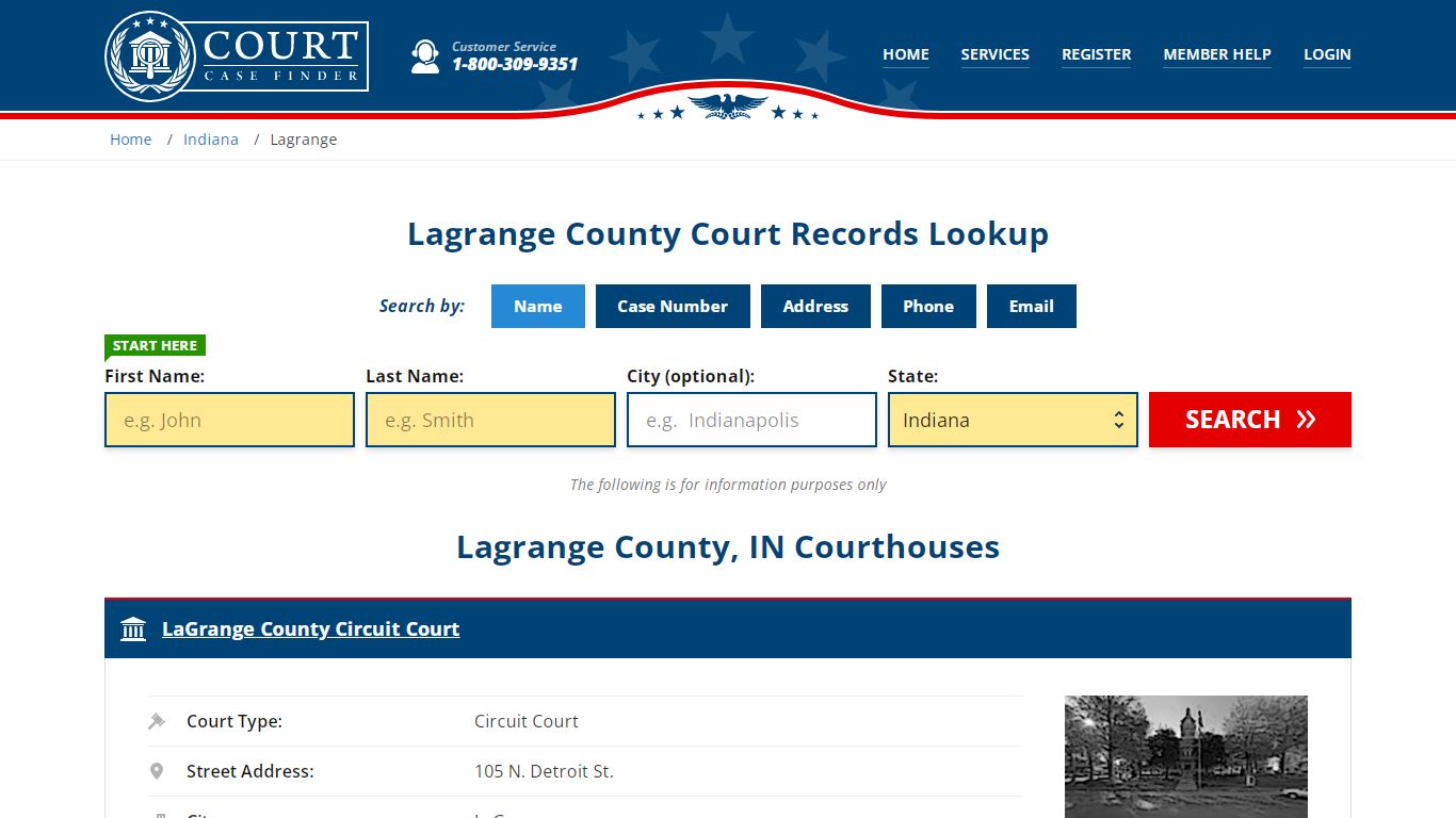 Lagrange County Court Records | IN Case Lookup